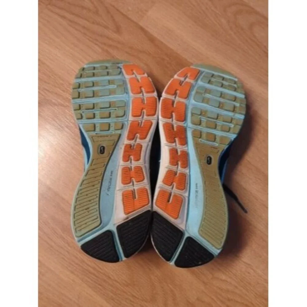 Nike Zoom Structure 17 Running Shoes Womens 9.5 Green Orange 615588-380